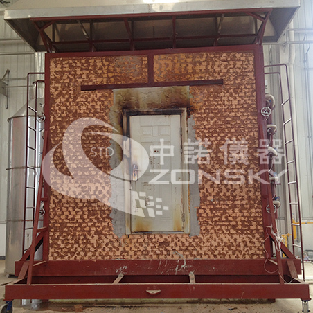 ZY6248-PC Vertical Fire Resistance Test Furnace of Building Components
