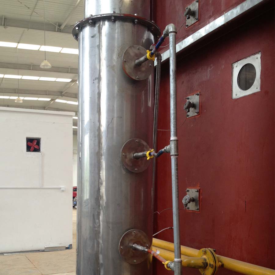 Vertical Fire Resistance Test Furnace Of Building Components