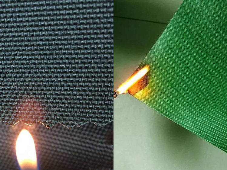 Fabric burning